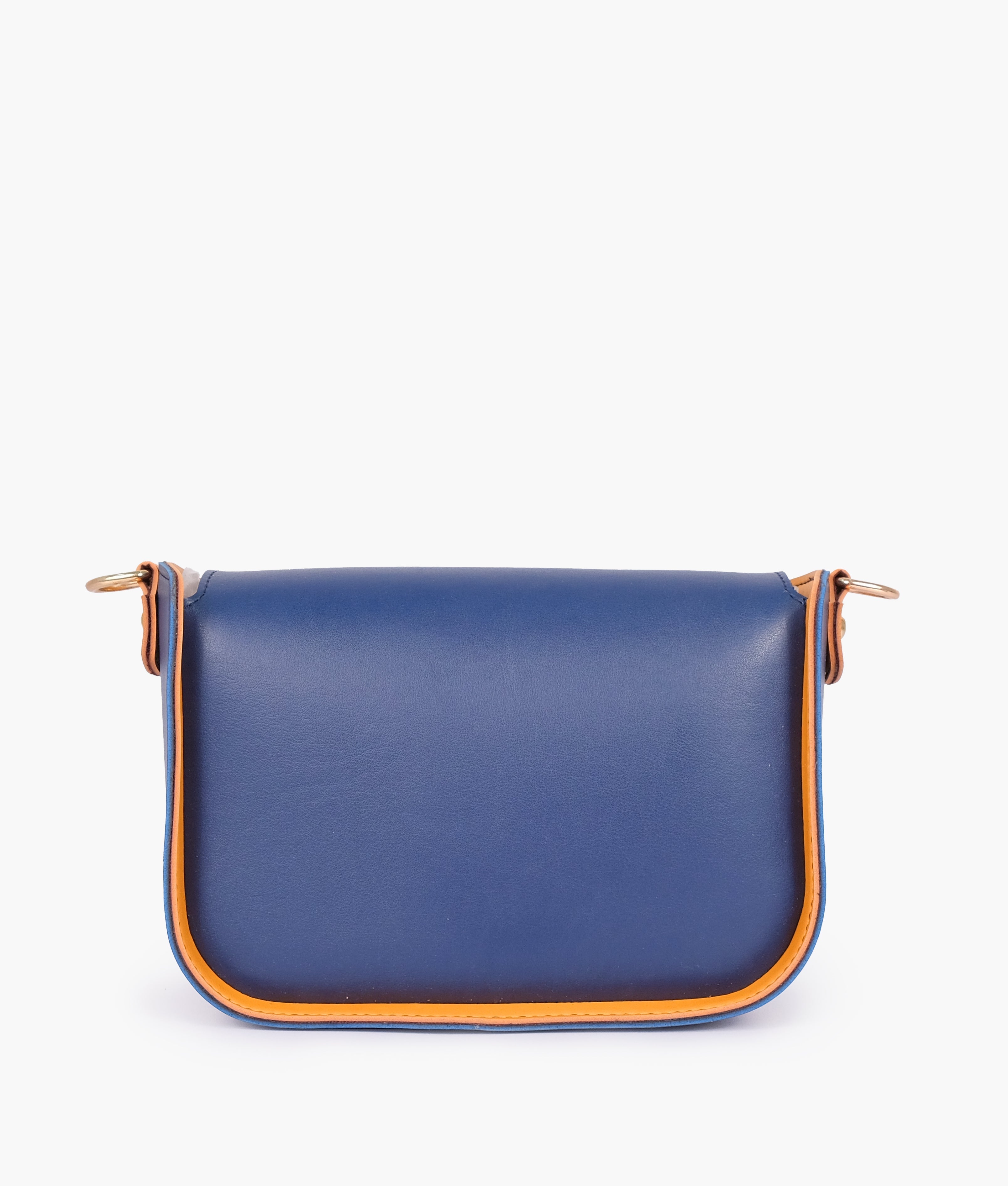 RTW Creation - Blue saddle bag with twist lock
