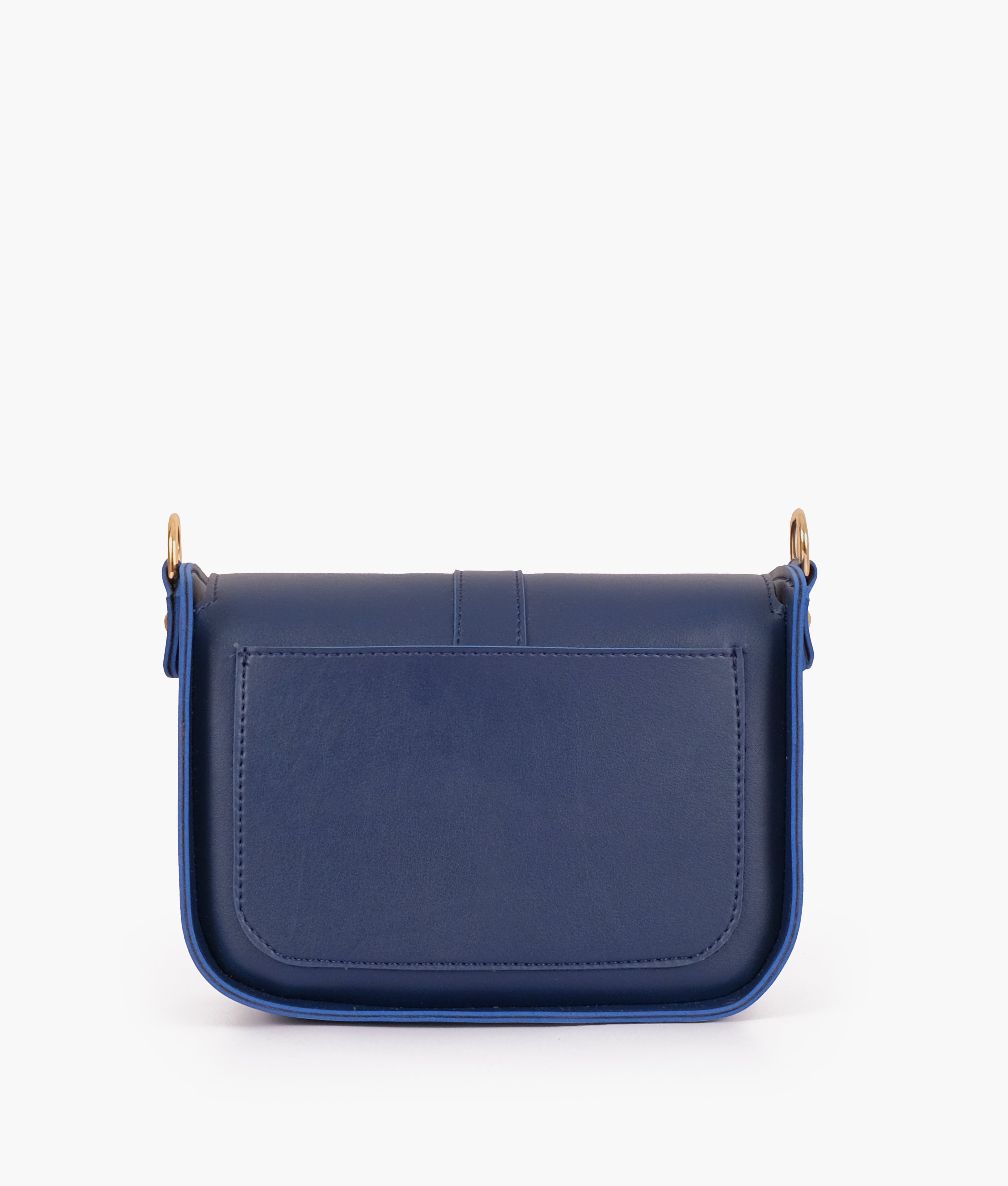 RTW Creation - Blue saddle buckle bag