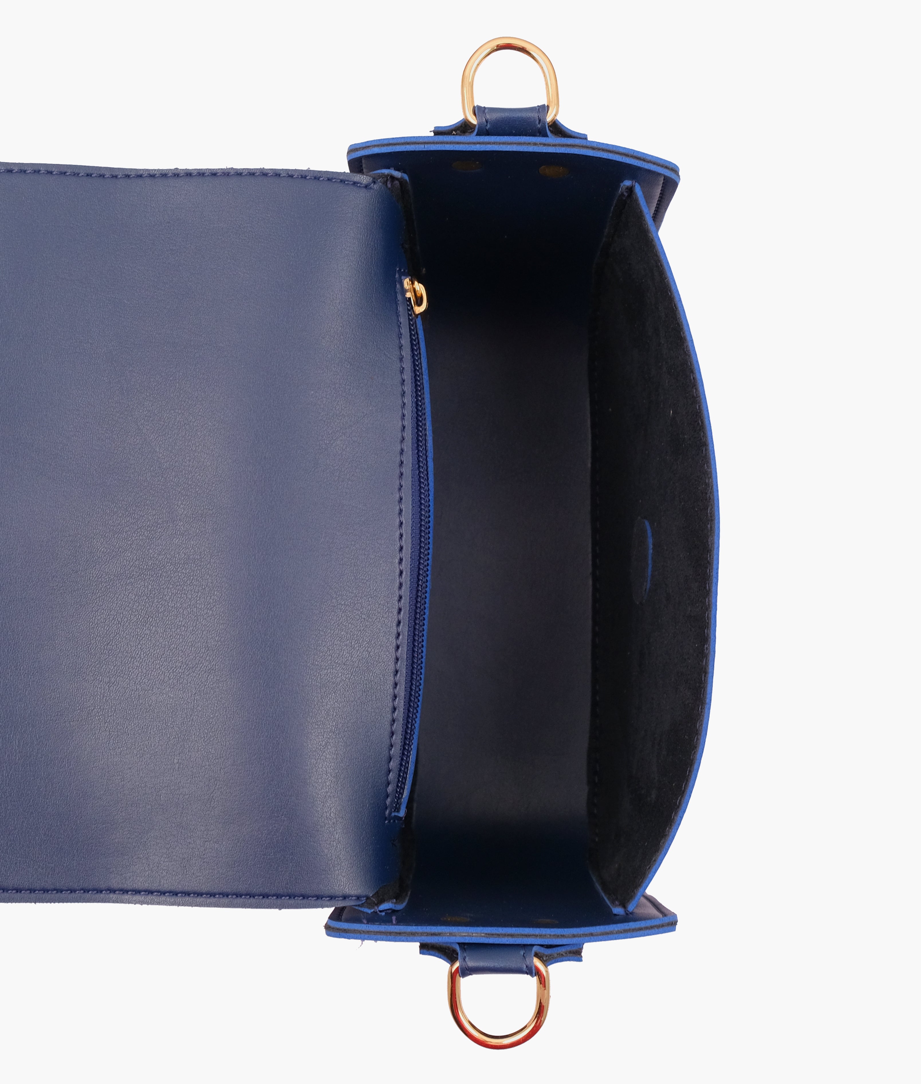 RTW Creation - Blue saddle buckle bag