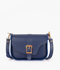 RTW Creation - Blue saddle buckle bag