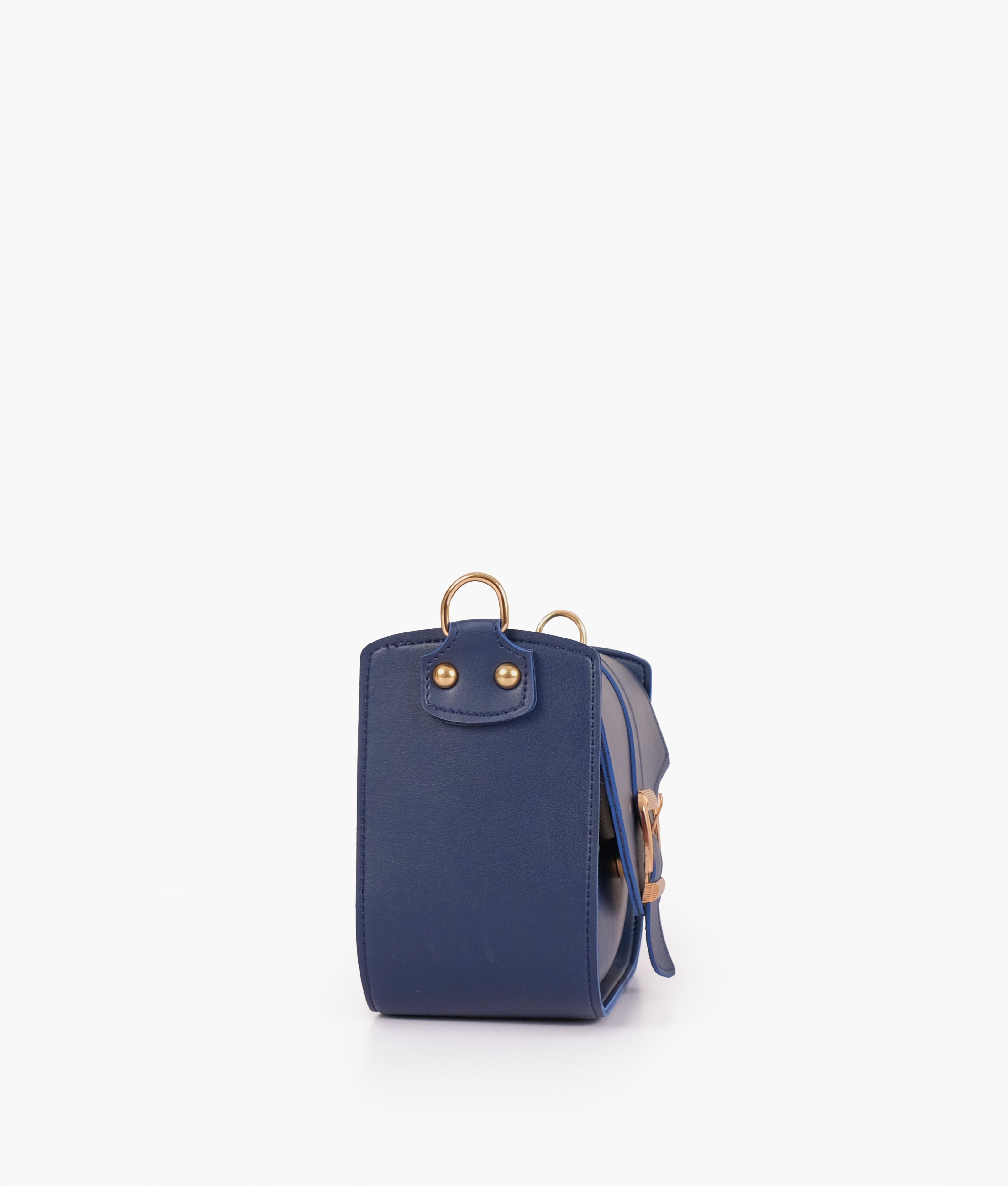 RTW Creation - Blue saddle buckle bag