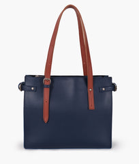 RTW Creation - Blue satchel tote bag