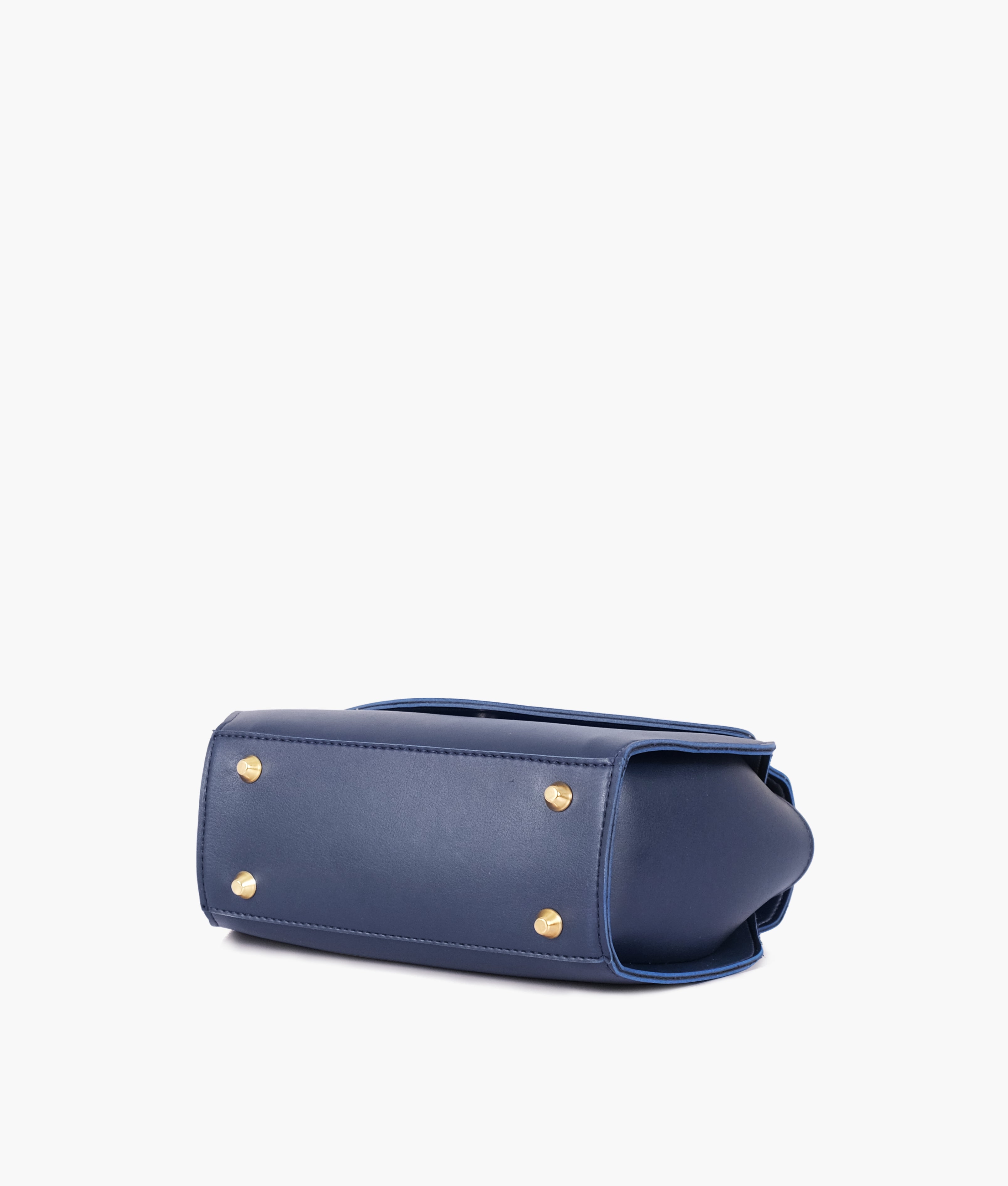 RTW Creation - Blue top-handle hexagon bag