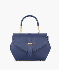 RTW Creation - Blue top-handle hexagon bag