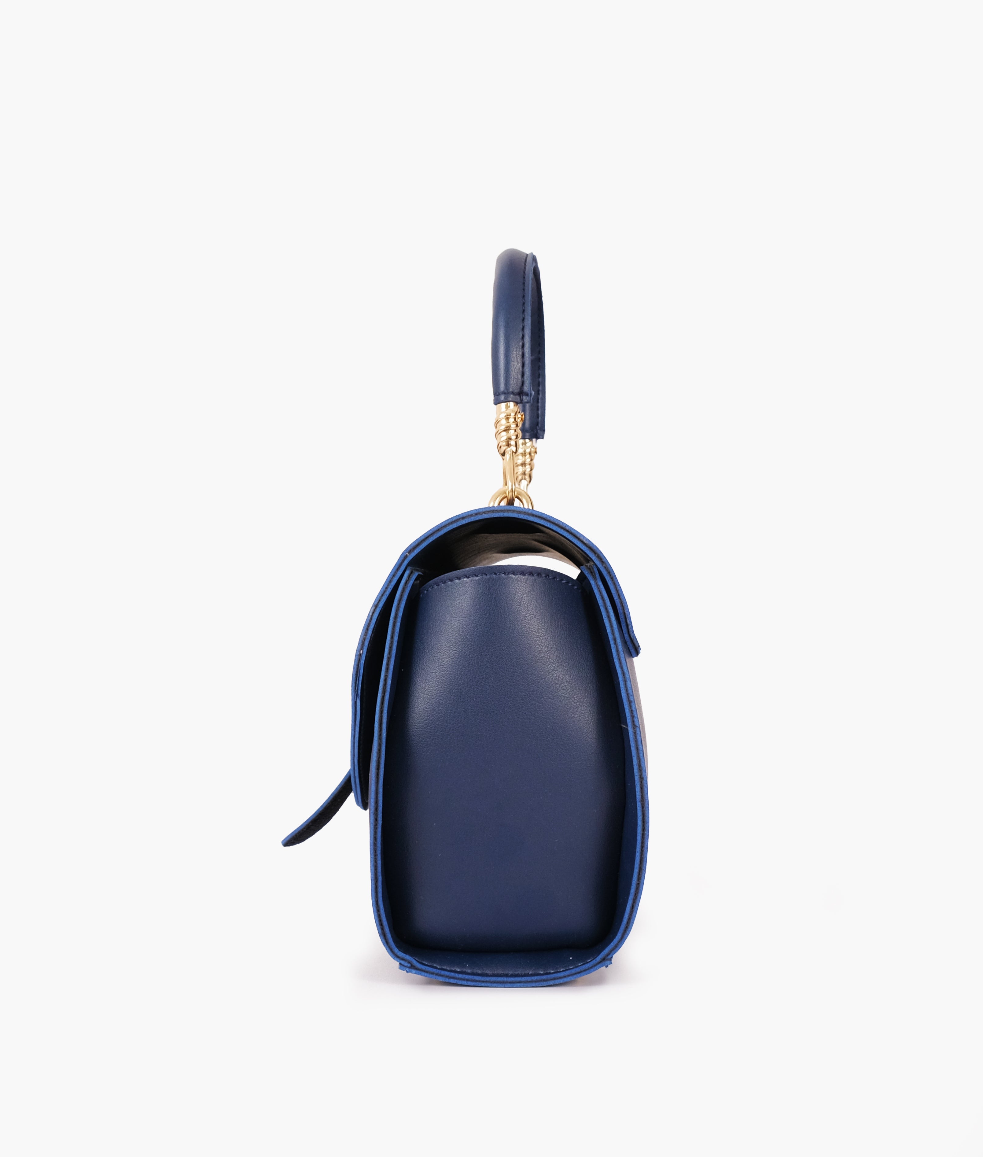 RTW Creation - Blue top-handle hexagon bag