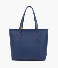 RTW Creation - Blue tote bag with detachable pouch