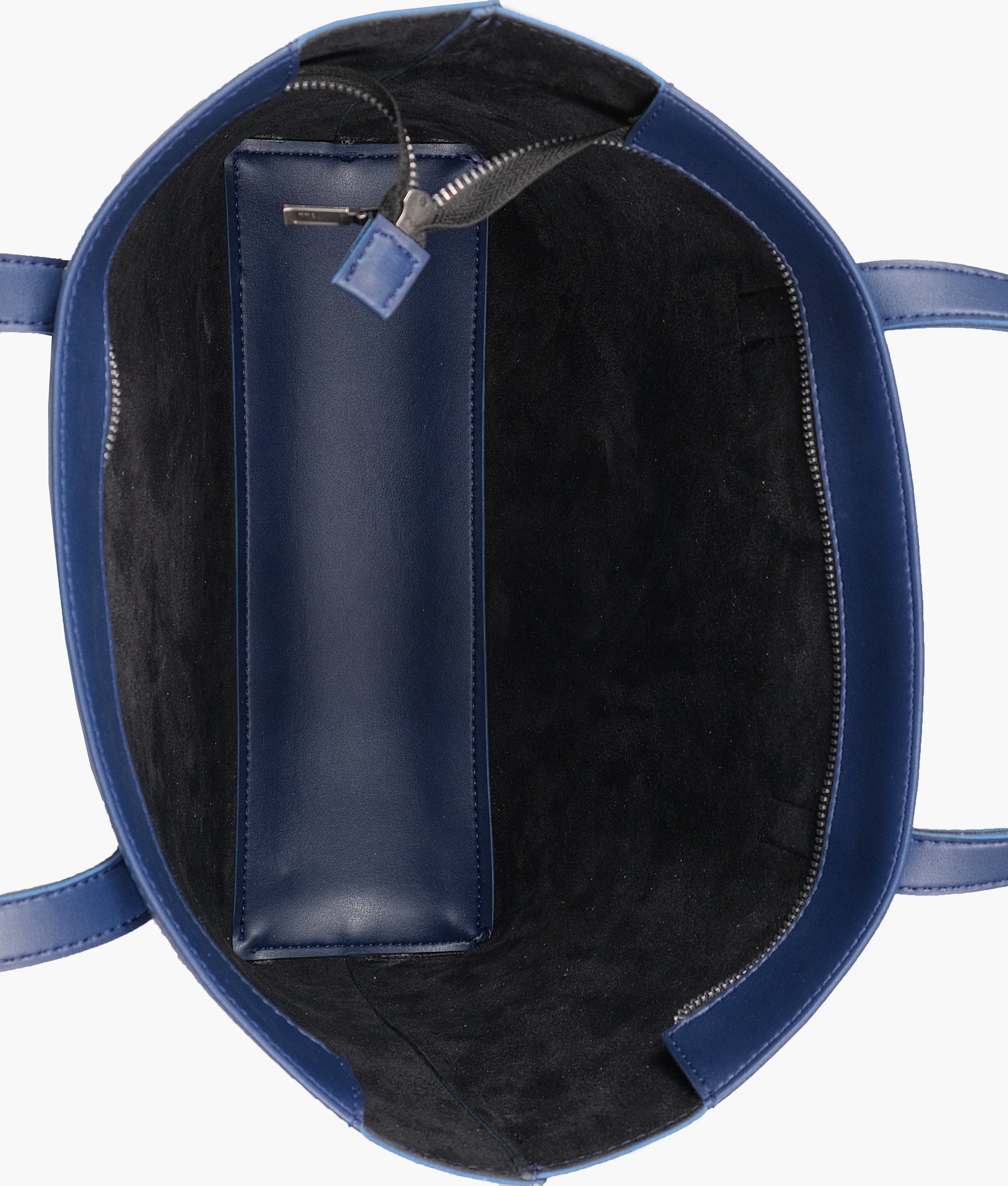 RTW Creation - Blue tote bag with detachable pouch