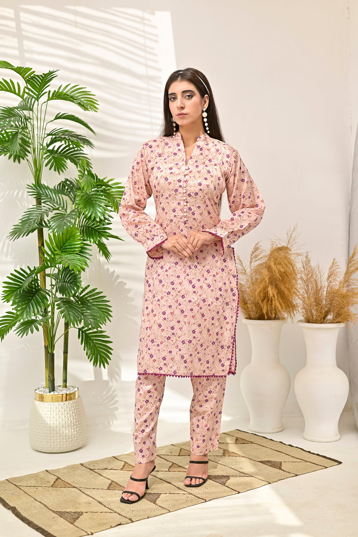Silcot Stitched Summer Collection'2025-Blush Petals