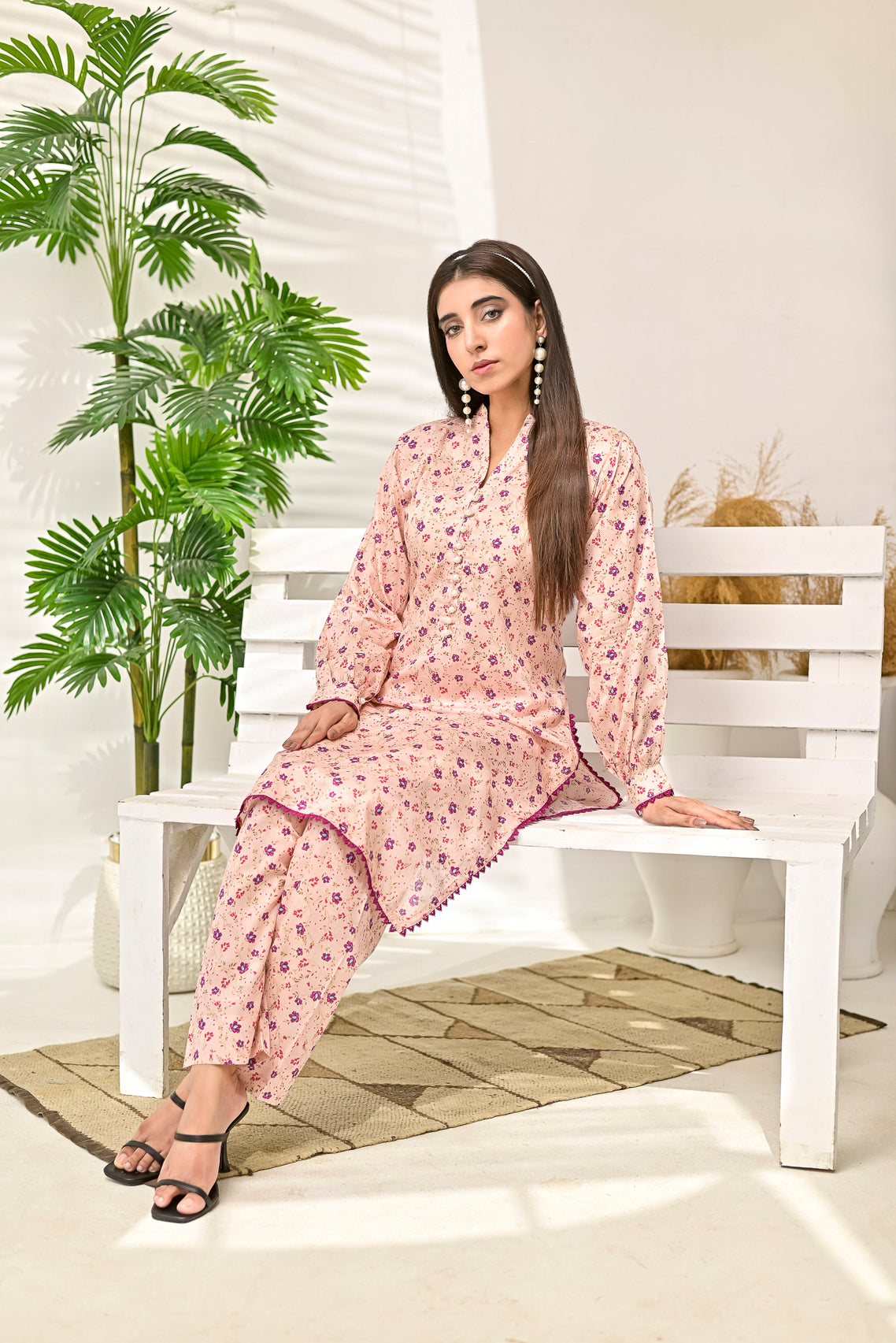Silcot Stitched Summer Collection'2025-Blush Petals