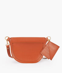 RTW Creation - Brown crocodile belt bag