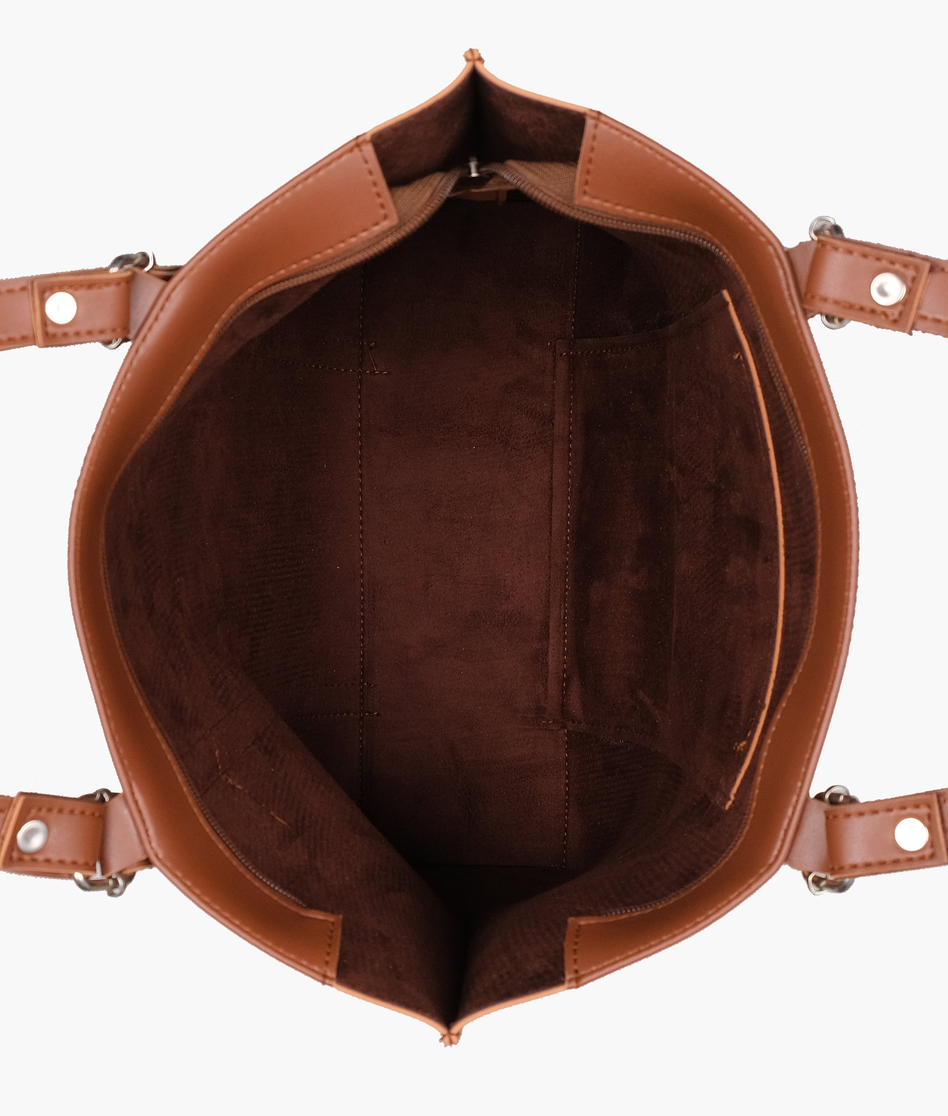 RTW Creation - Brown double-handle tote bag