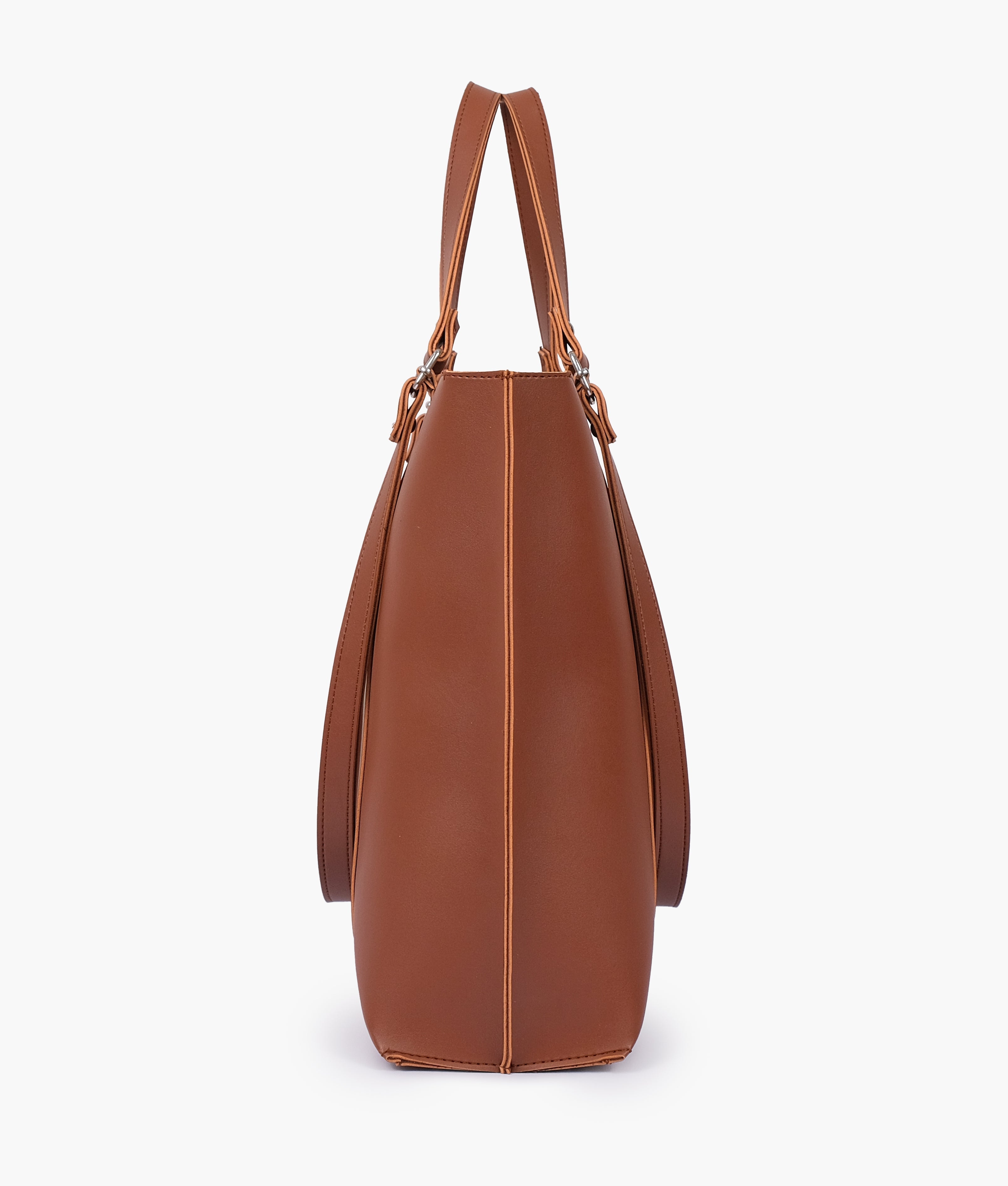 RTW Creation - Brown double-handle tote bag