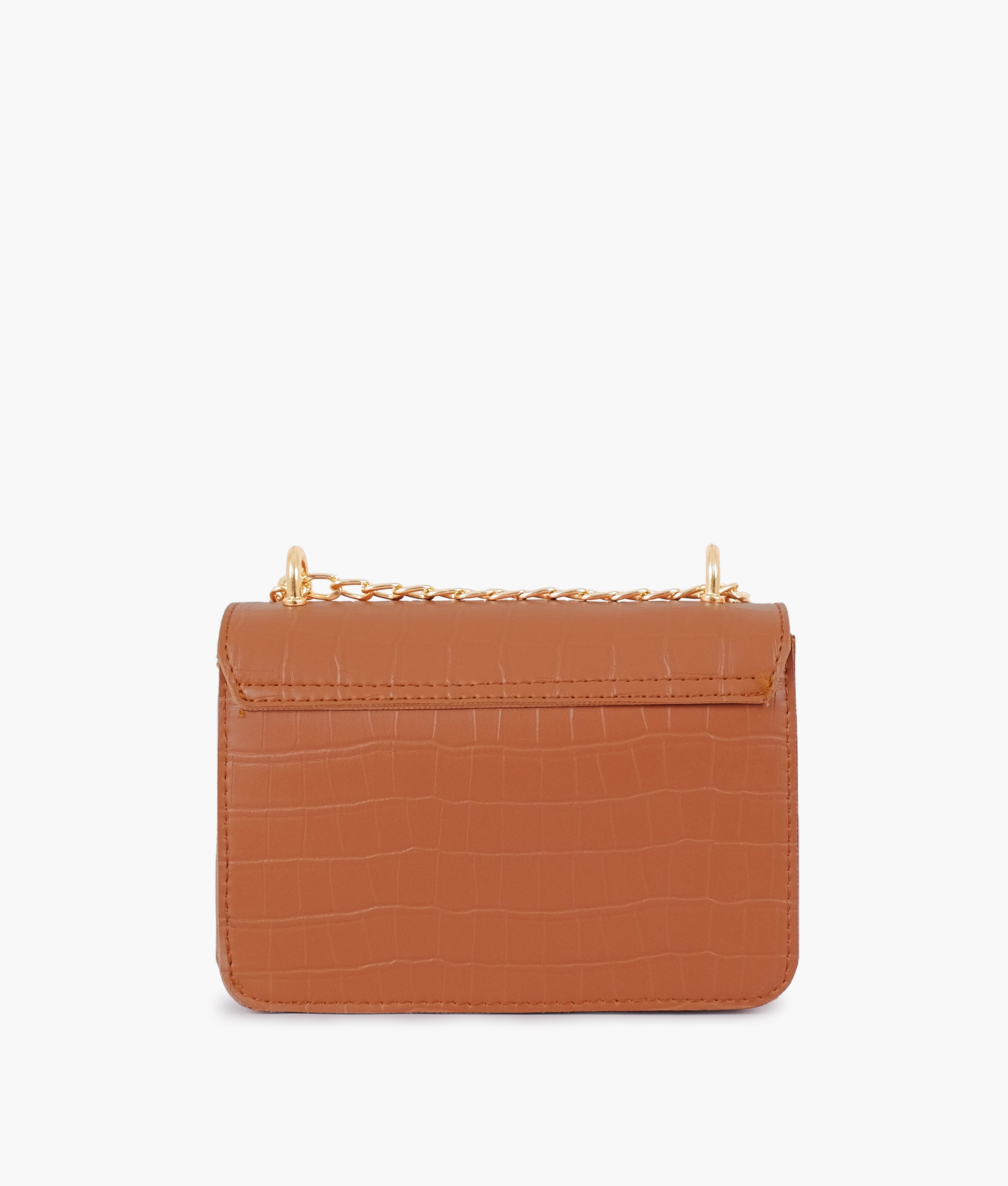 RTW Creation - Brown mini chain-handle cross-body bag