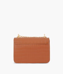 RTW Creation - Brown mini chain-handle cross-body bag