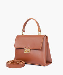 RTW Creation - Brown mini top-handle bag