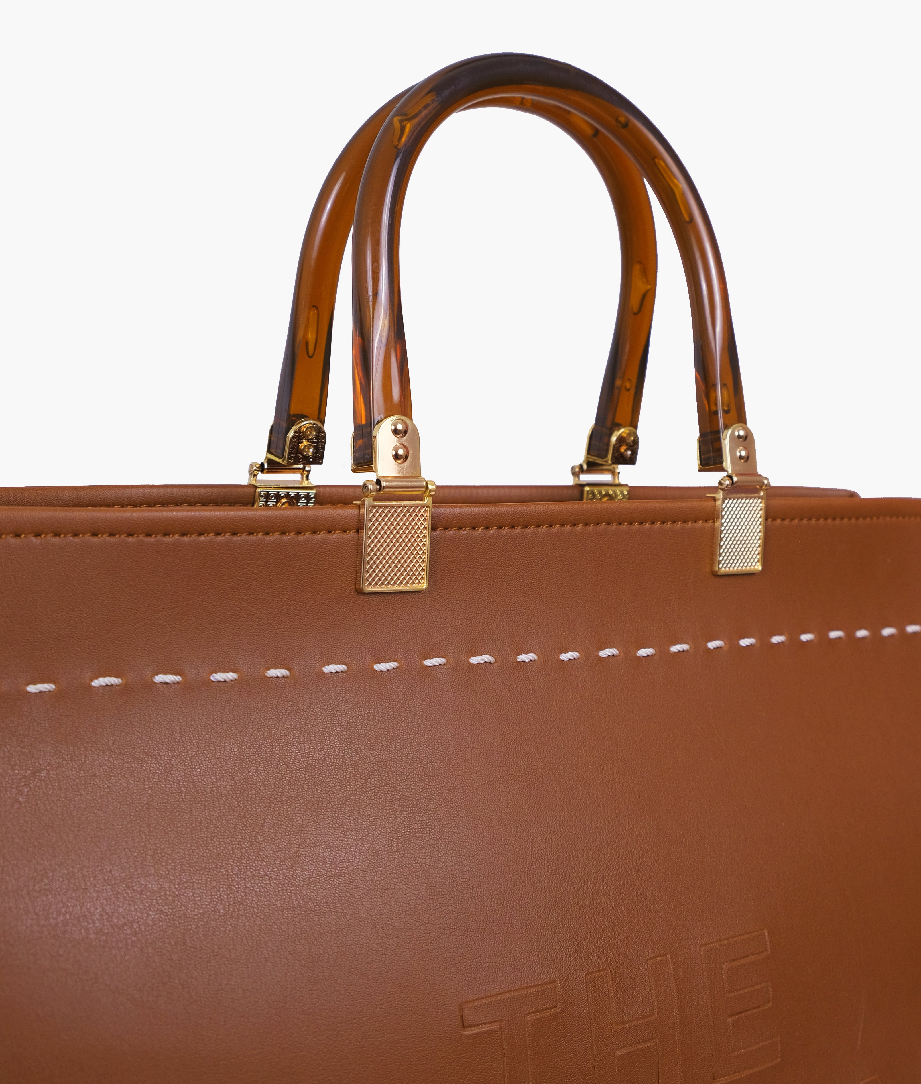 RTW Creation - Brown signature tote bag