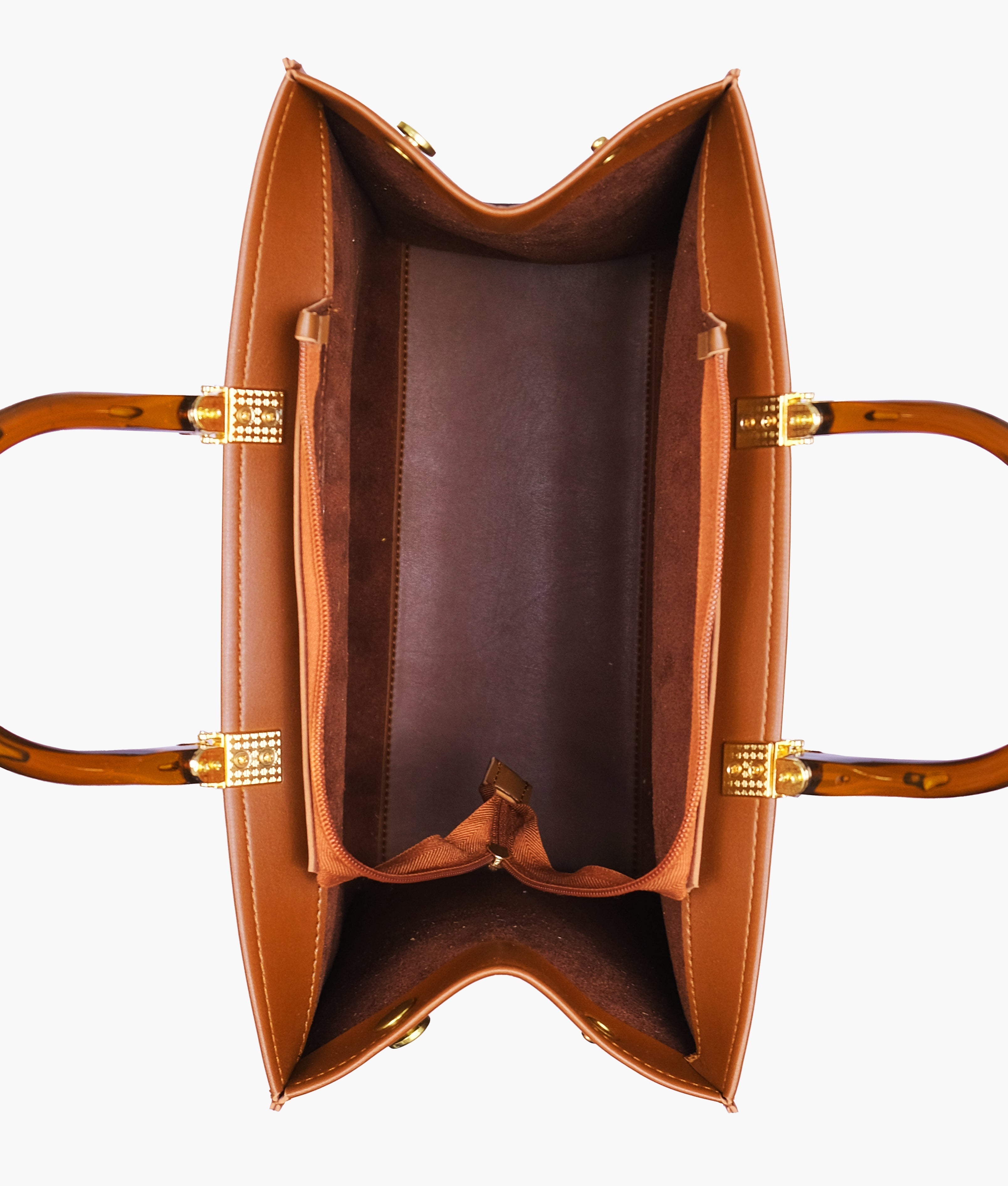 RTW Creation - Brown signature tote bag