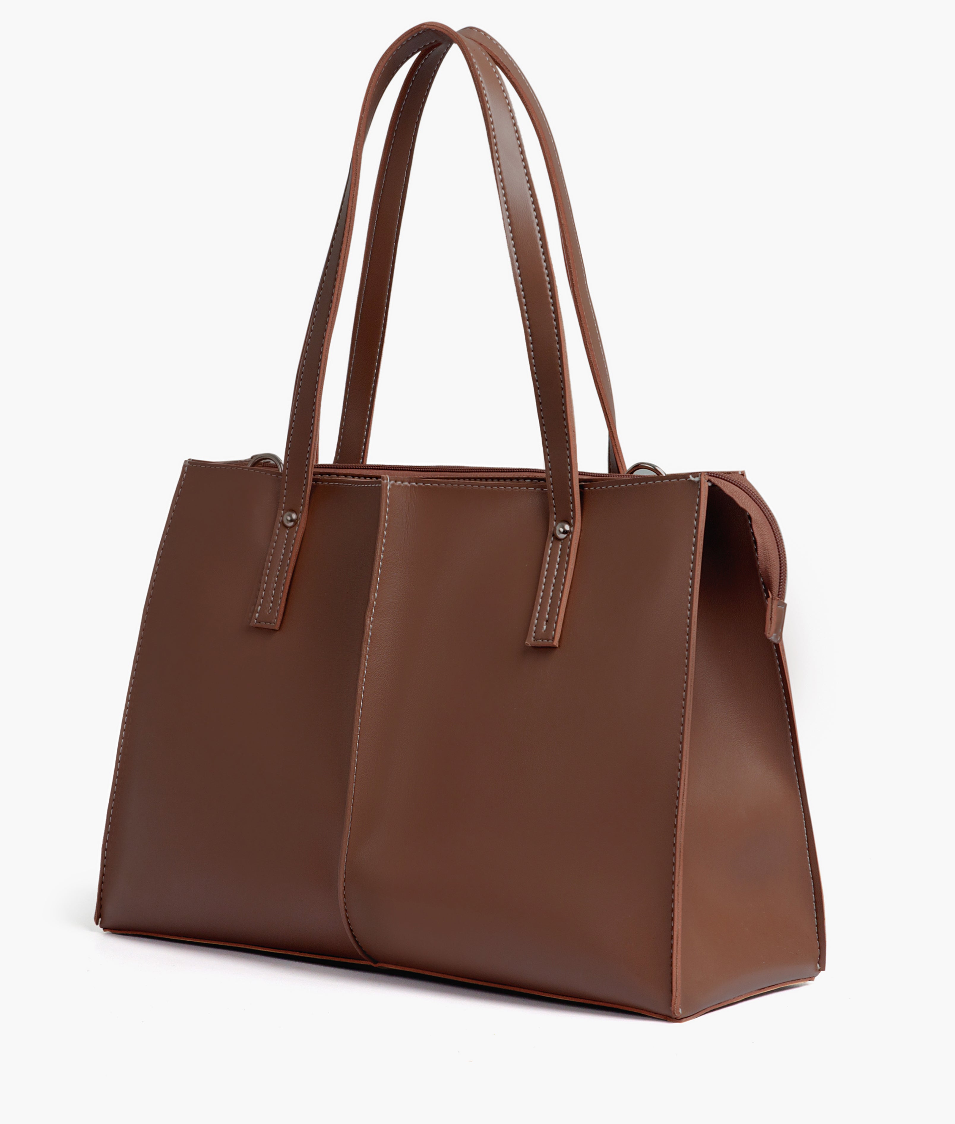 RTW Creation - Brown work tote bag