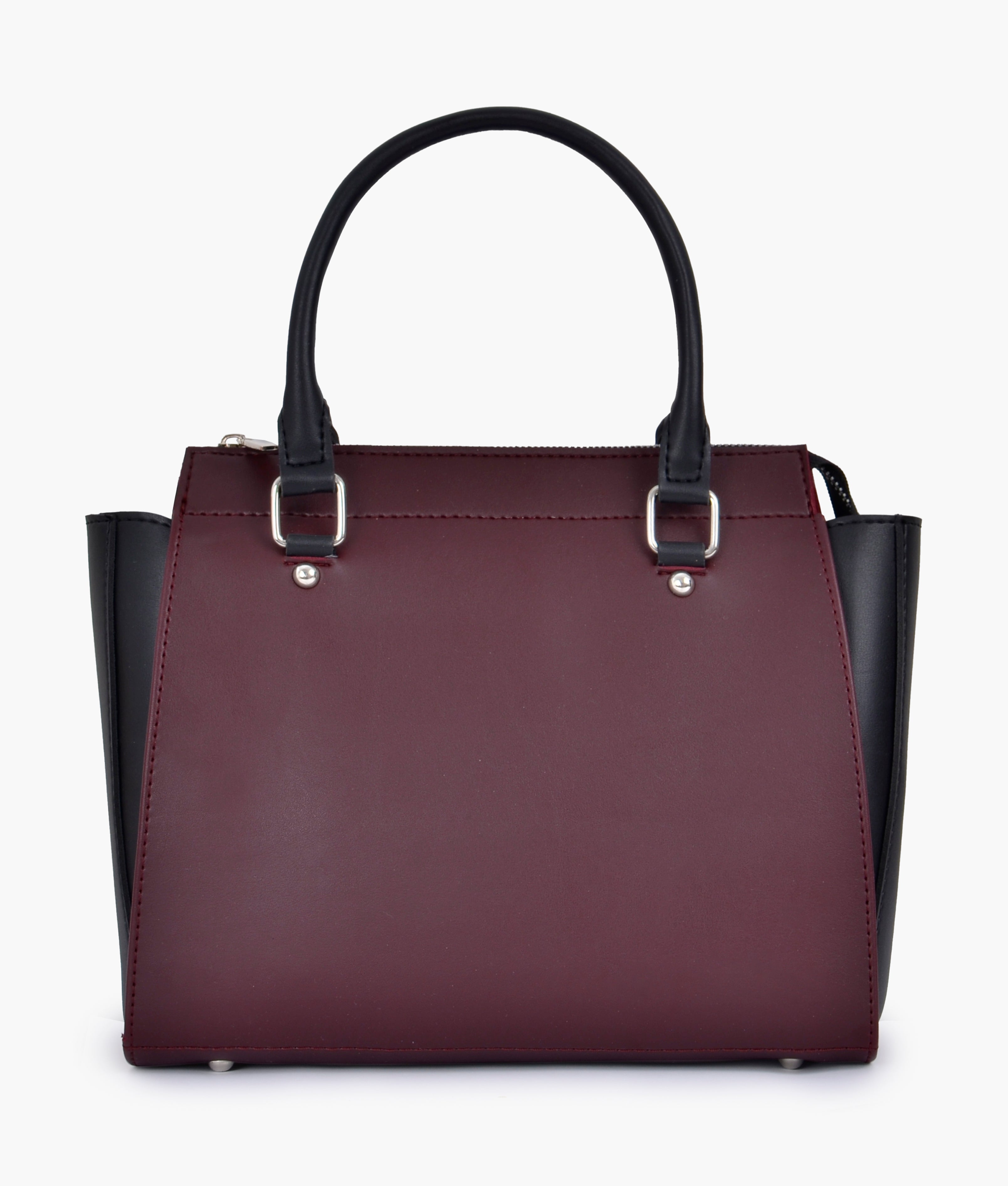 RTW Creation - Burgundy classic top-handle bag