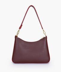 RTW Creation - Burgundy hobo evening bag