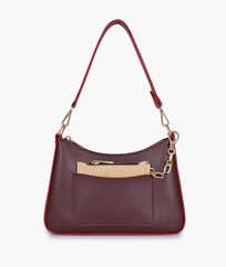 RTW Creation - Burgundy hobo evening bag