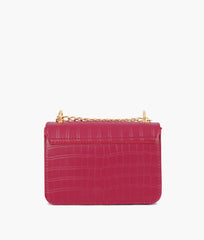 RTW Creation - Burgundy mini chain-handle cross-body bag