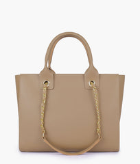 RTW Creation - Coffee chain handle tote