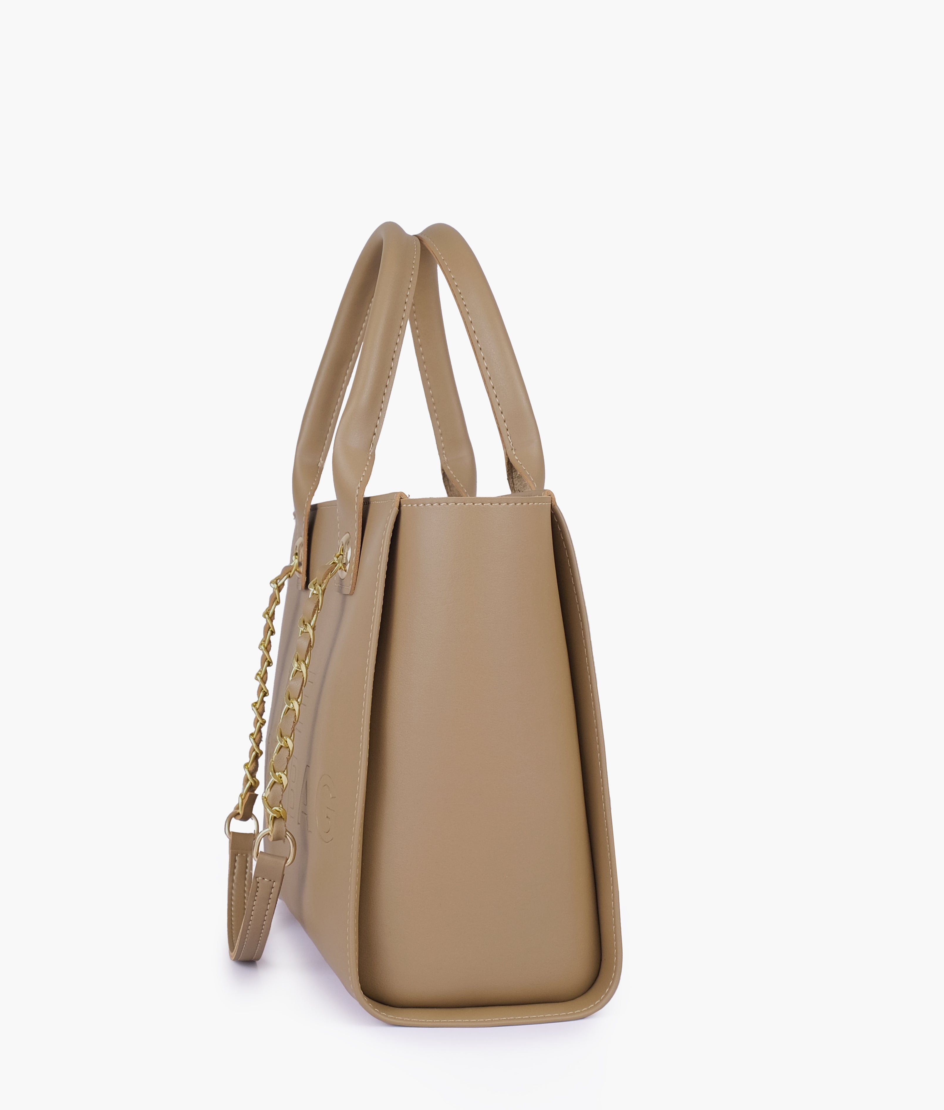 RTW Creation - Coffee chain handle tote