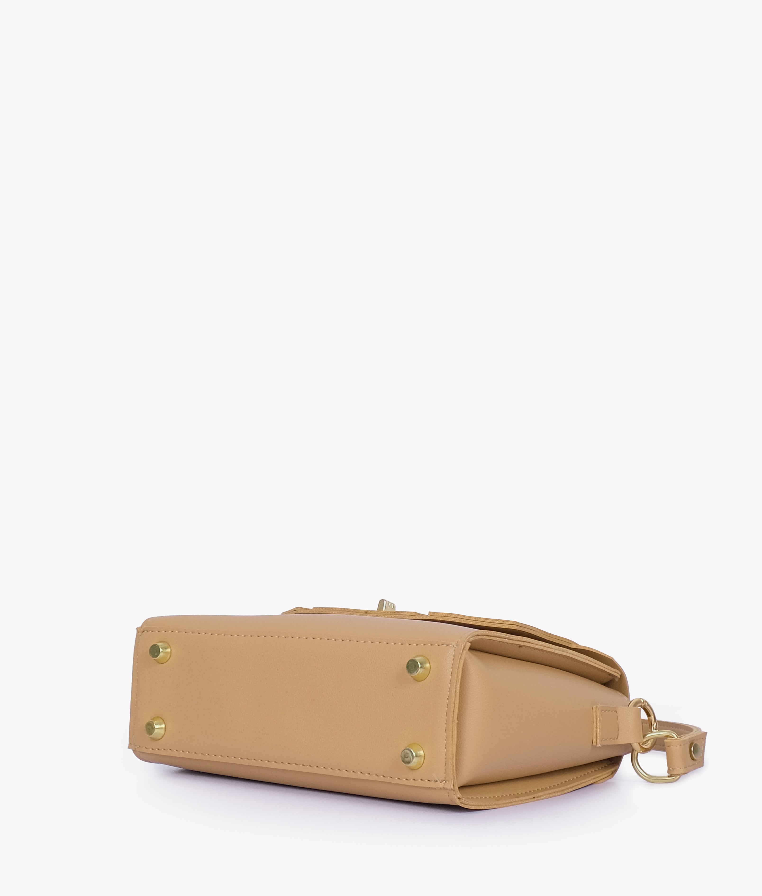 RTW Creation - Coffee compact top-handle cross-body bag