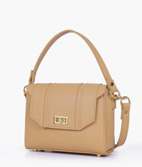 RTW Creation - Coffee compact top-handle cross-body bag