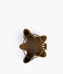RTW Creation - Coffee star drawstring bucket bag