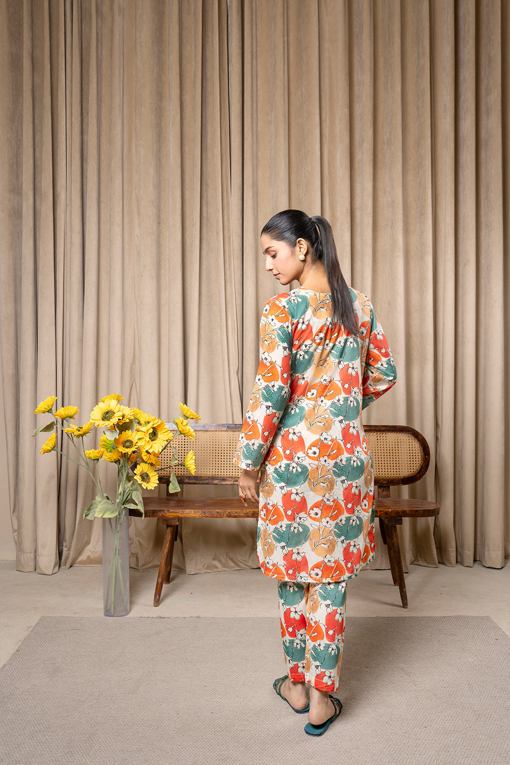 Aqs N Man 2PC Matching Separates Lawn Suit | AM-002