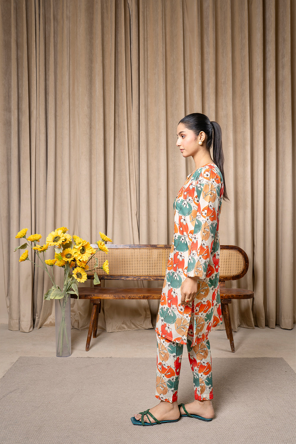 Aqs N Man 2PC Matching Separates Lawn Suit | AM-002