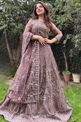 Meeral Stitched 3 Piece Luxury Formals Pret Collection'2025-Meeral - ML-LUX22V2-30 Raya - Meeral Luxe