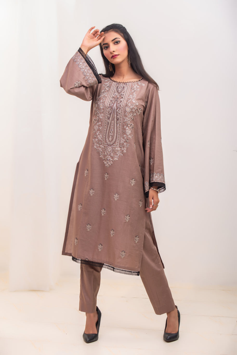 Silcot Stitched Summer Collection'2025-Ivory