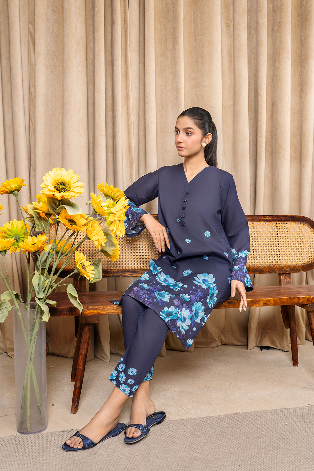 Aqs N Man 2PC Matching Separates Lawn Suit | AM-010