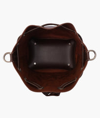 RTW Creation - Dark brown bucket bag