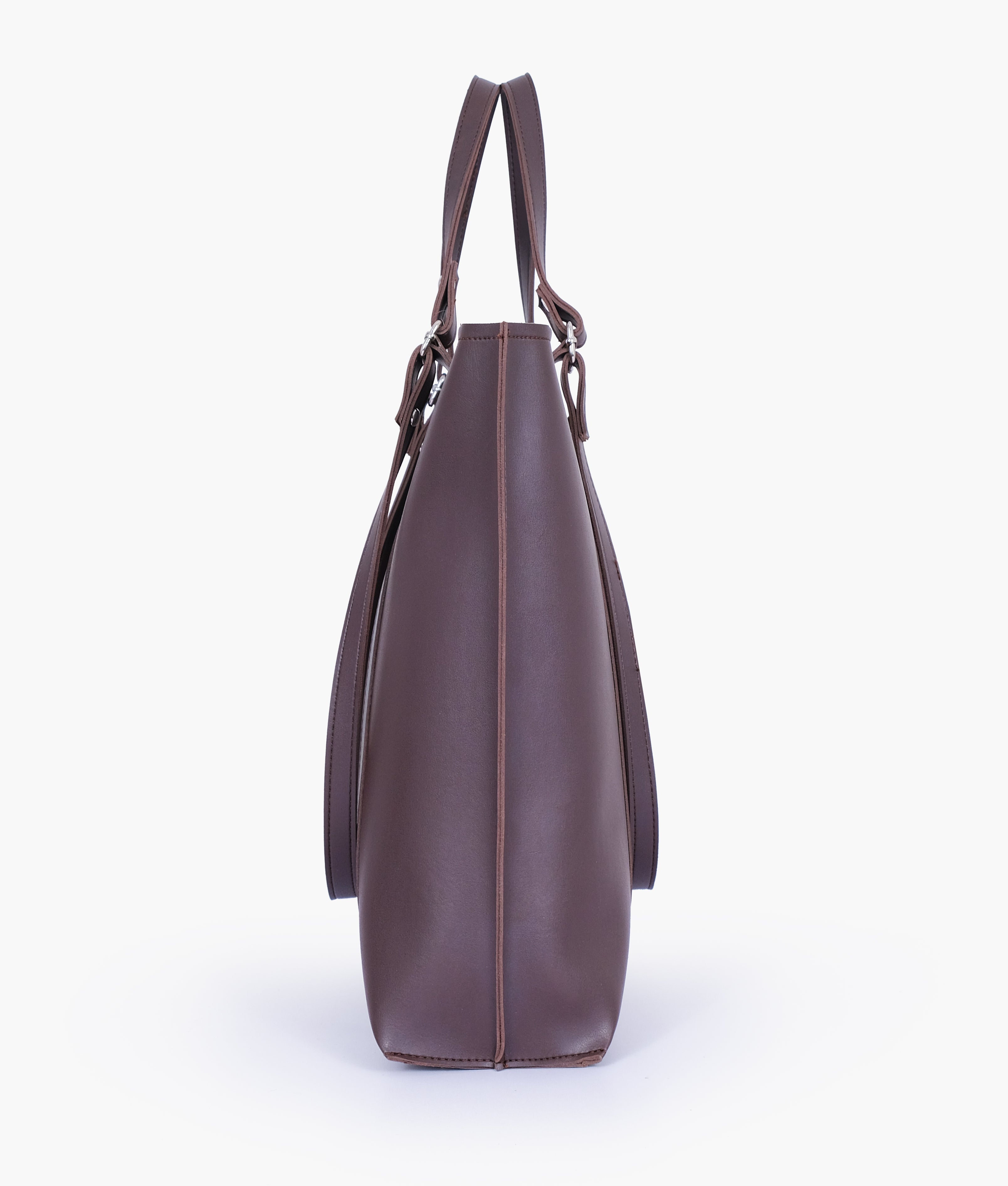 RTW Creation - Dark brown double-handle tote bag