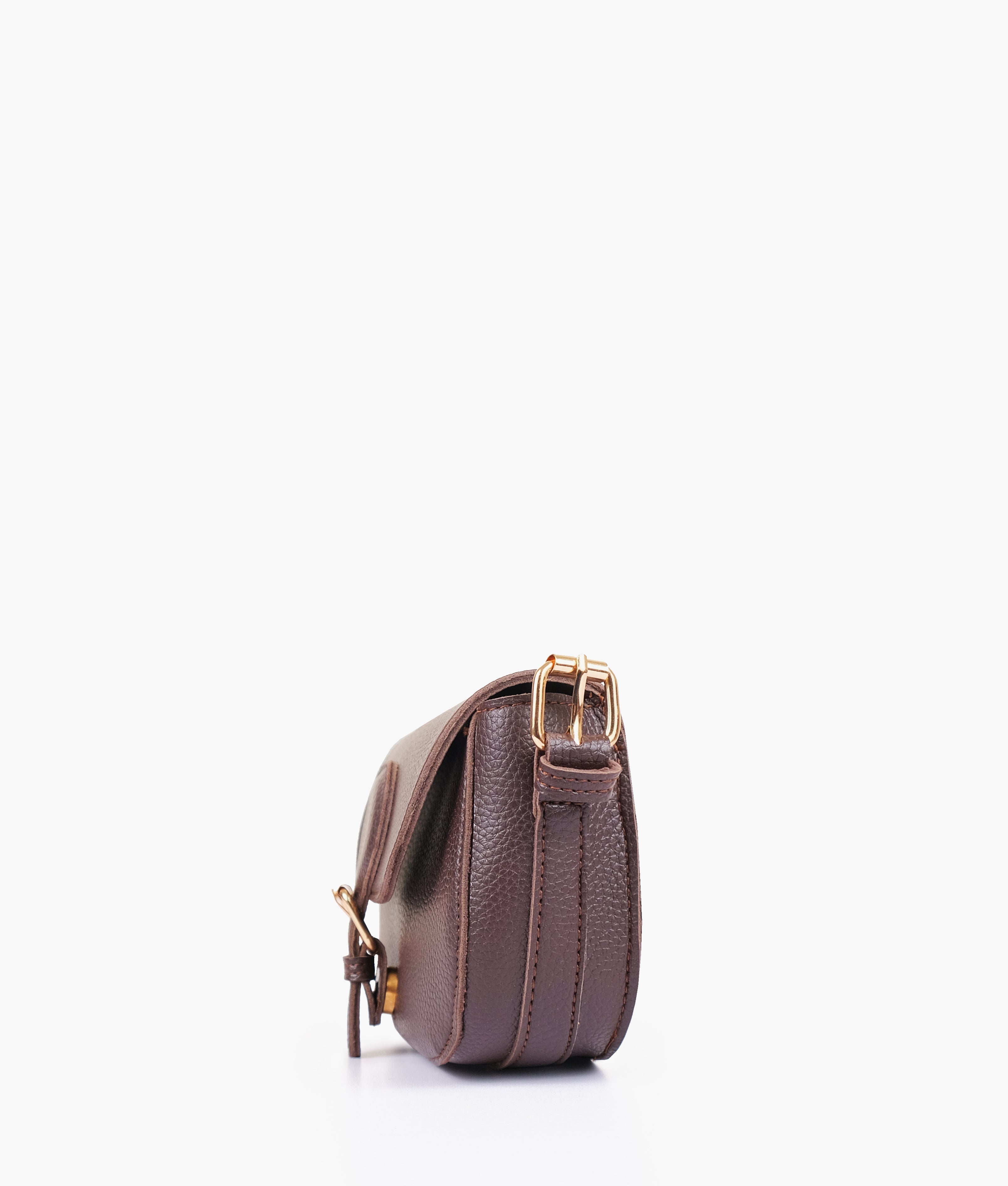 RTW Creation - Dark brown east-west shoulder bag