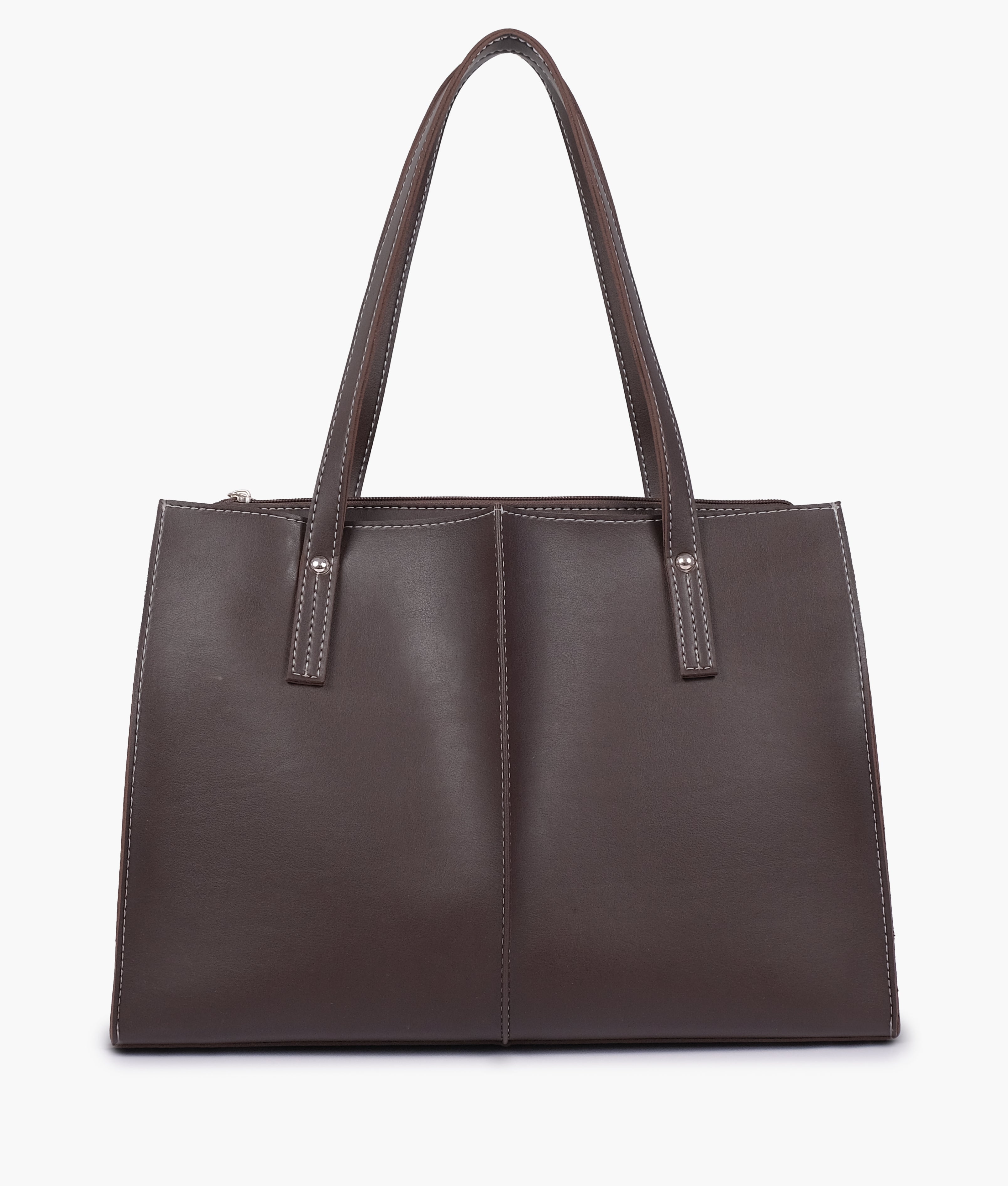RTW Creation - Dark brown work tote bag