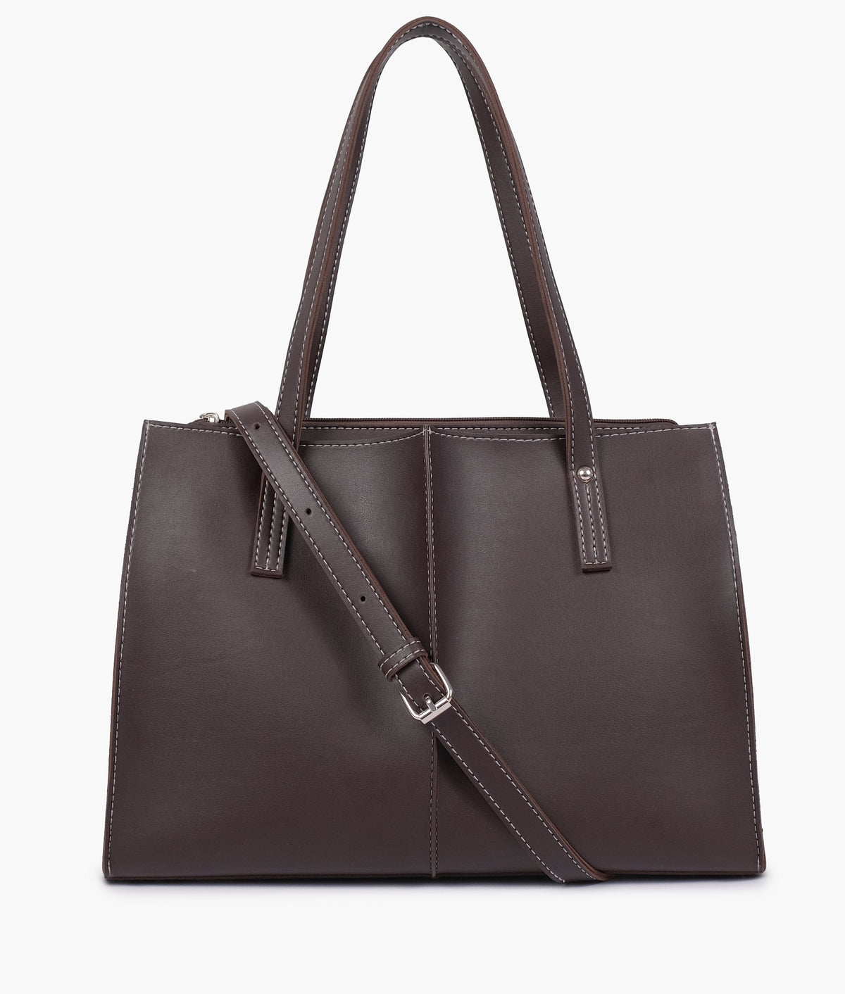 RTW Creation - Dark brown work tote bag