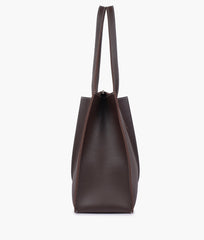 RTW Creation - Dark brown work tote bag