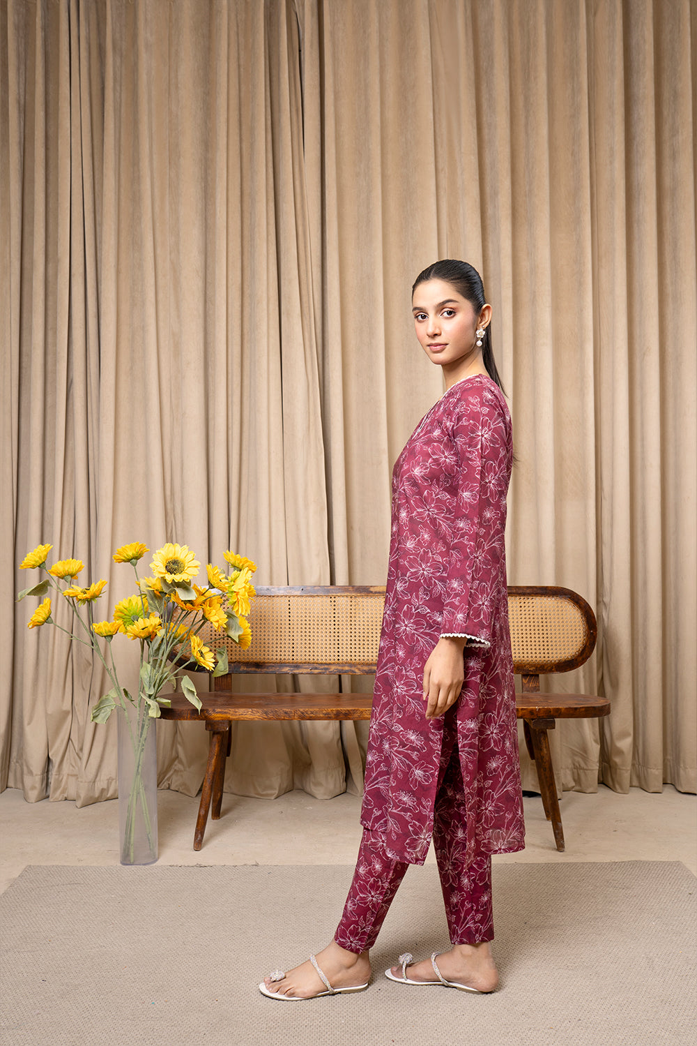 Aqs N Man 2PC Matching Separates Lawn Suit | AM-001