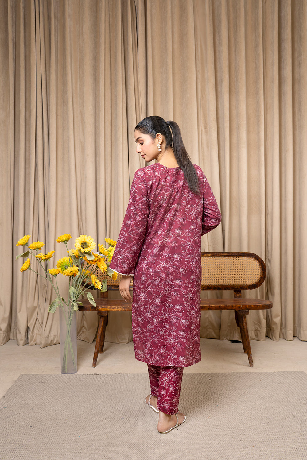 Aqs N Man 2PC Matching Separates Lawn Suit | AM-001