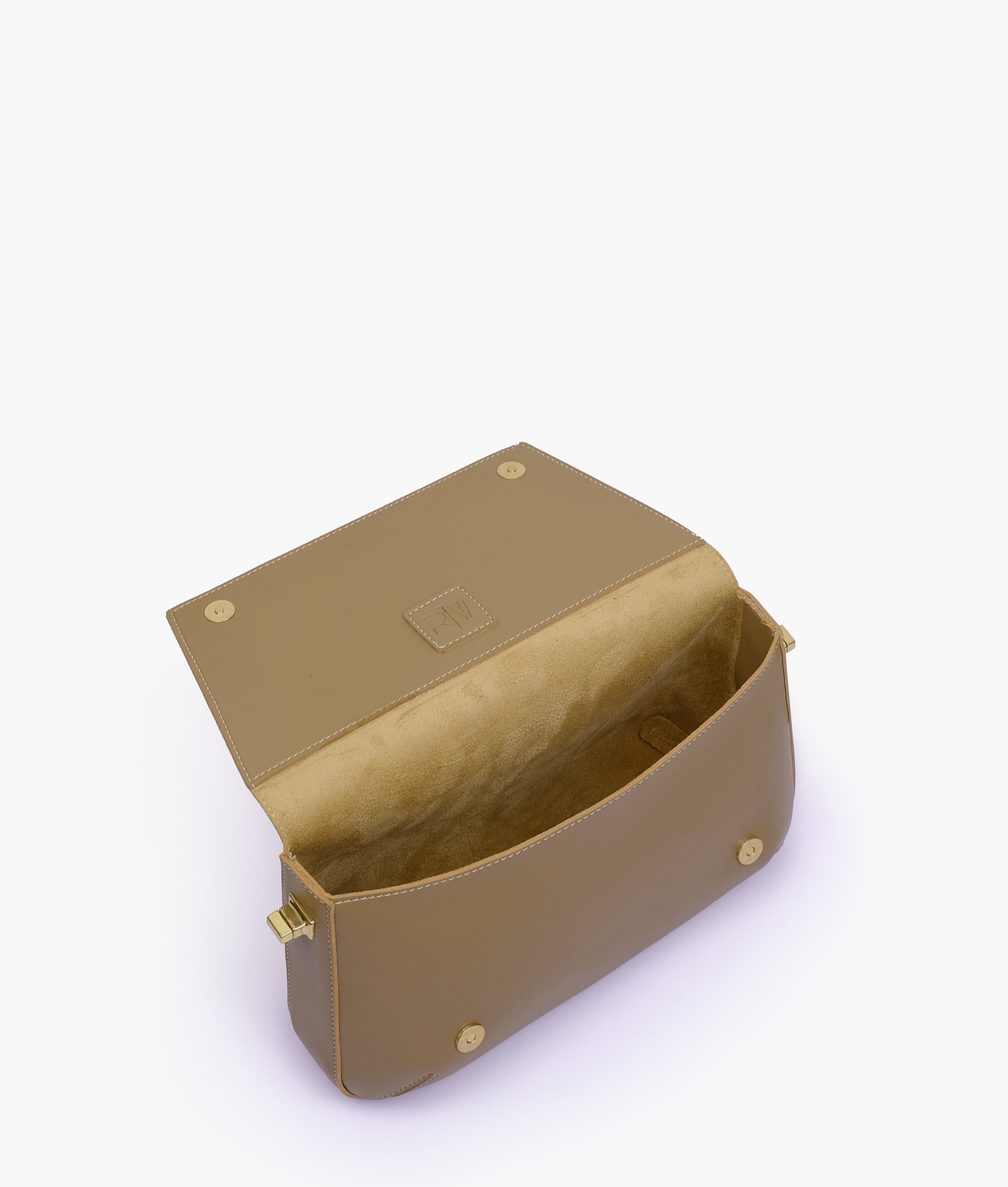 RTW Creation - Coffee mini flap bag