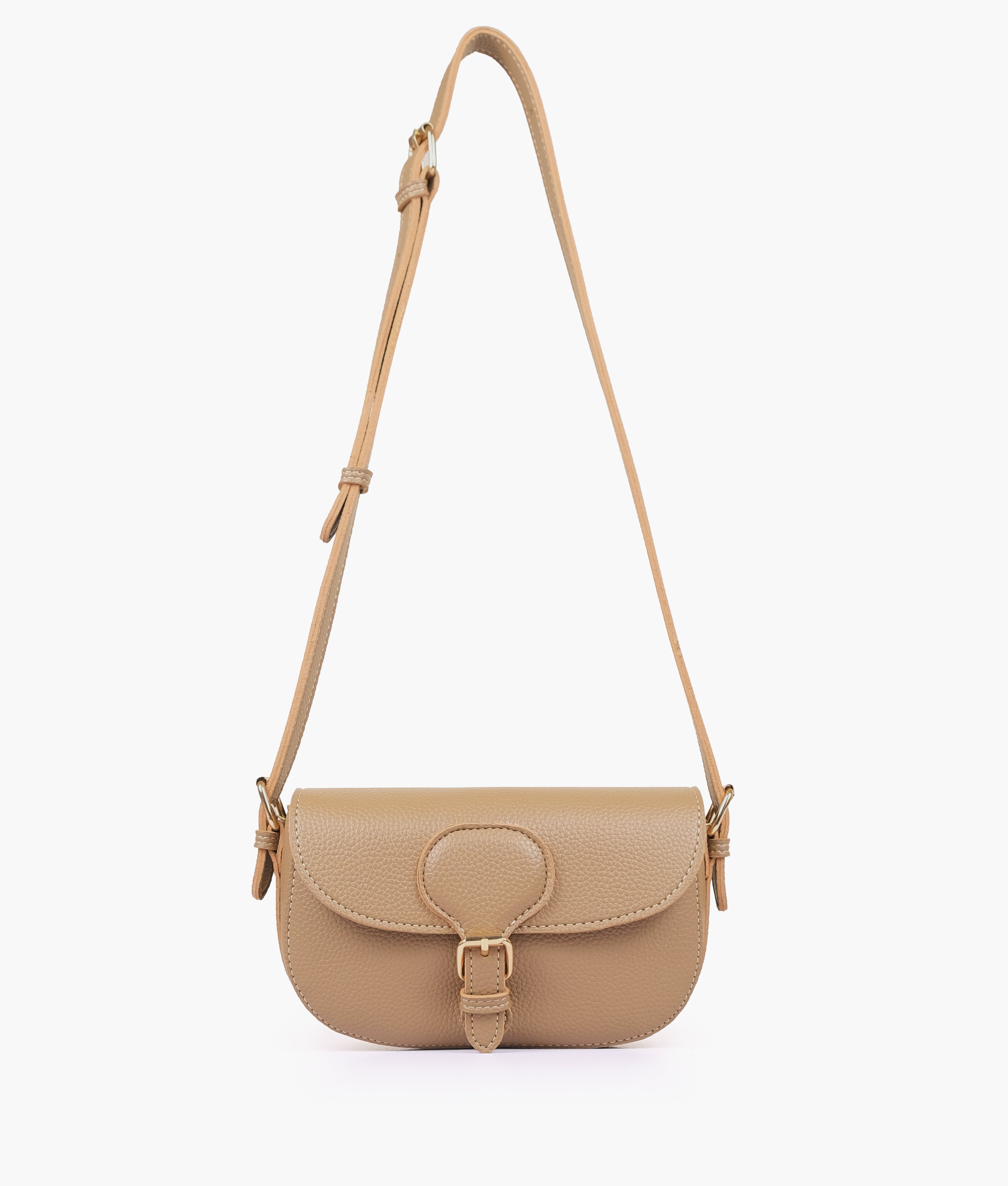 RTW Creation - Coffee east-west shoulder bag