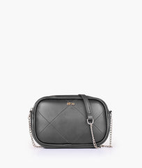 RTW Creation - Black mini quilted crossbody bag