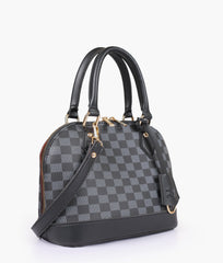 RTW Creation - Black dome satchel handbag