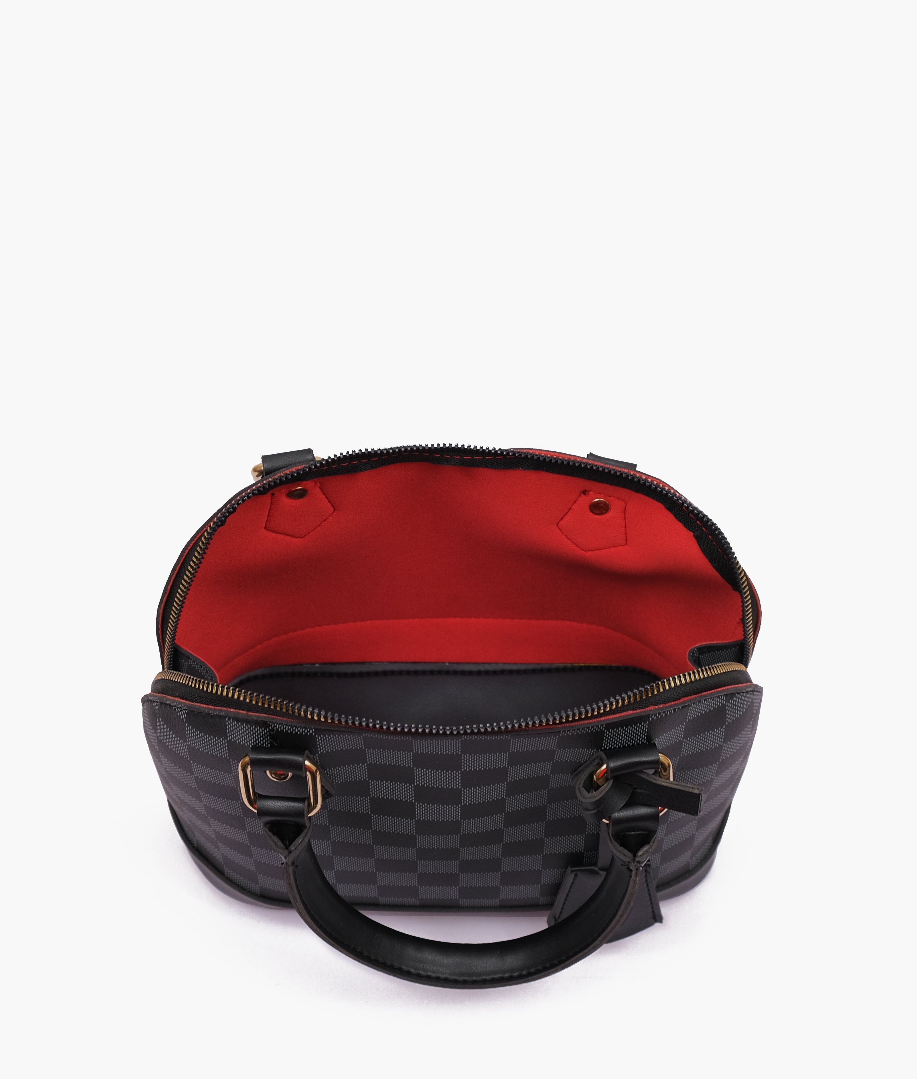 RTW Creation - Black dome satchel handbag
