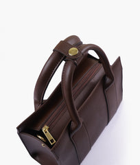RTW Creation - The dark brown mini tote bag